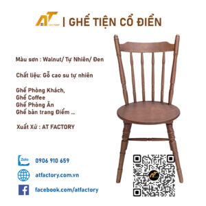 ghế tiện cổ điển - sản phẩm primary-atfactory